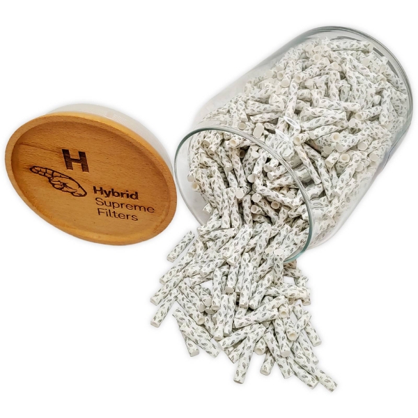 Hybrid Supreme Filters 1000er Aktivkohlefilter Ø6,4mm XL Holzdeckel Glas 2